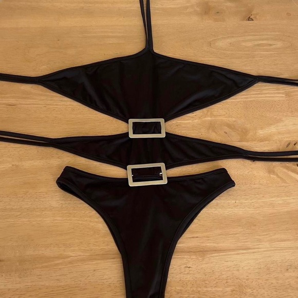 NEW I.AM.GIA Devon Black Bodysuit - Picture 2 of 6